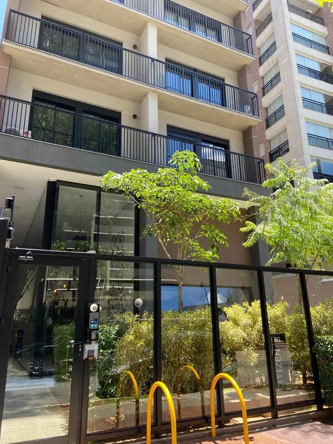 דירה סאו פאולו 75 New Studio W Fast Wifi, Balcony, Gym And Movie Screen ברזיל